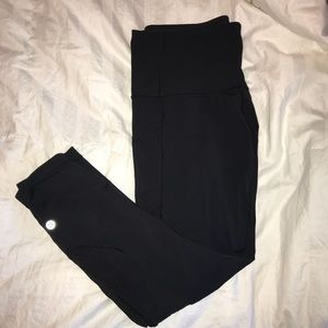 Black Lululemon Leggings Size 8